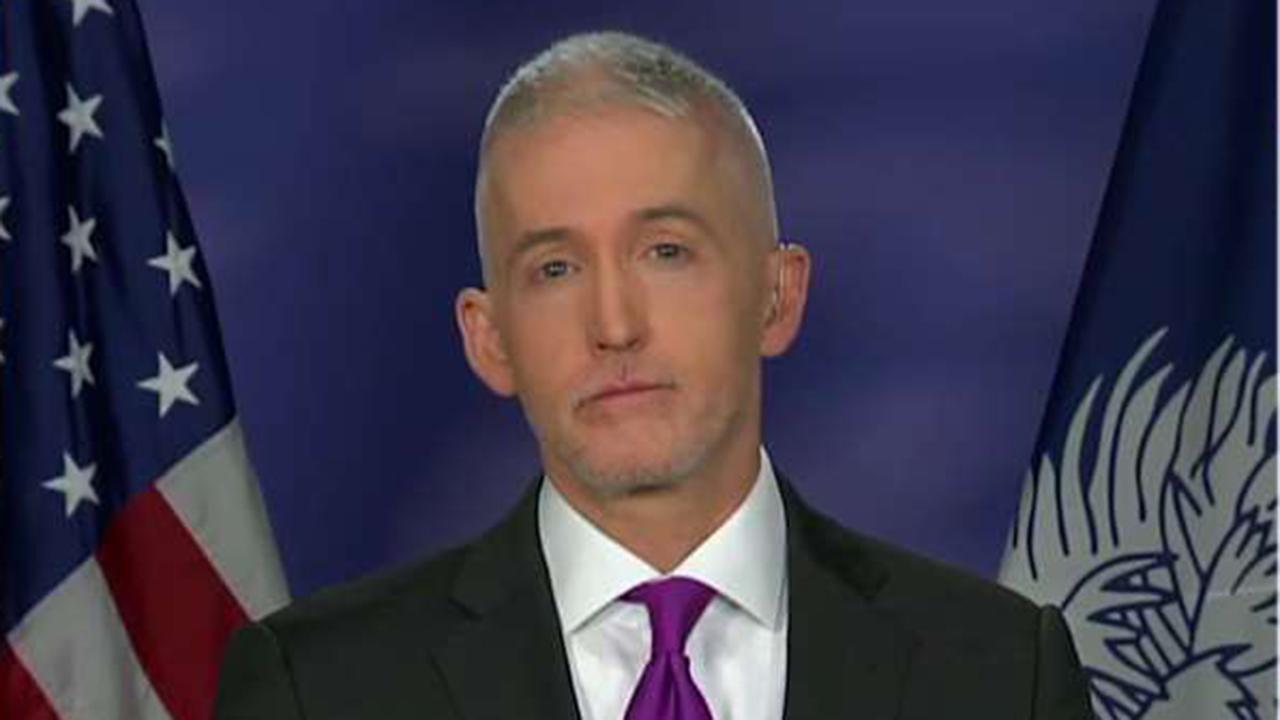 Rep. Trey Gowdy calls for DOJ documents without redactions