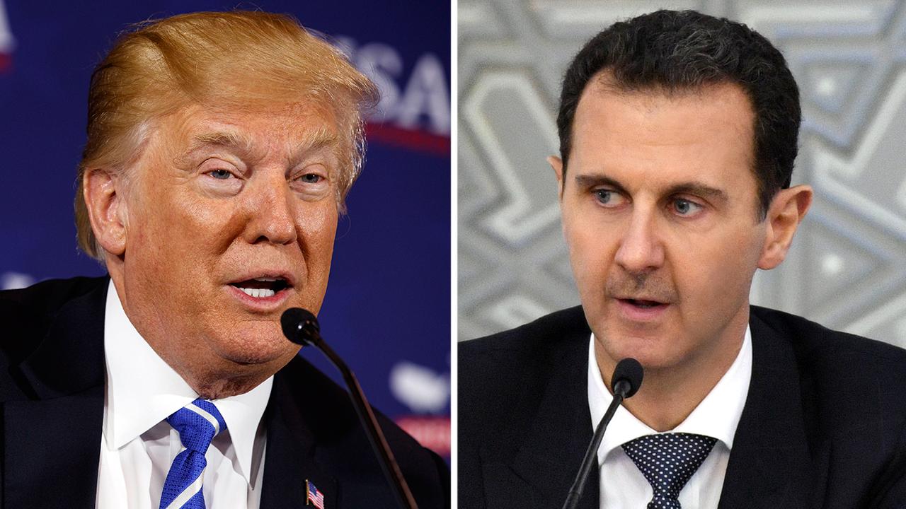 Trump threatens 'animal Assad' over Syria chemical attack