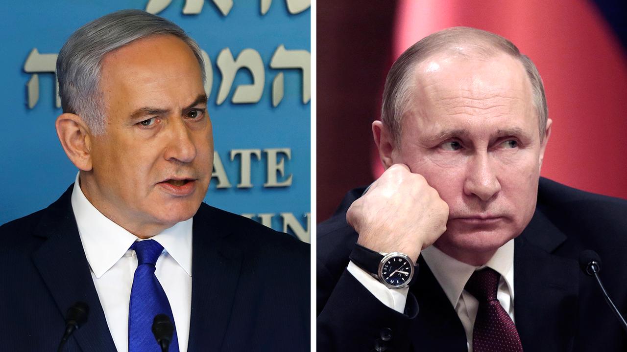 Russia blames Israel for air strike in Syria
