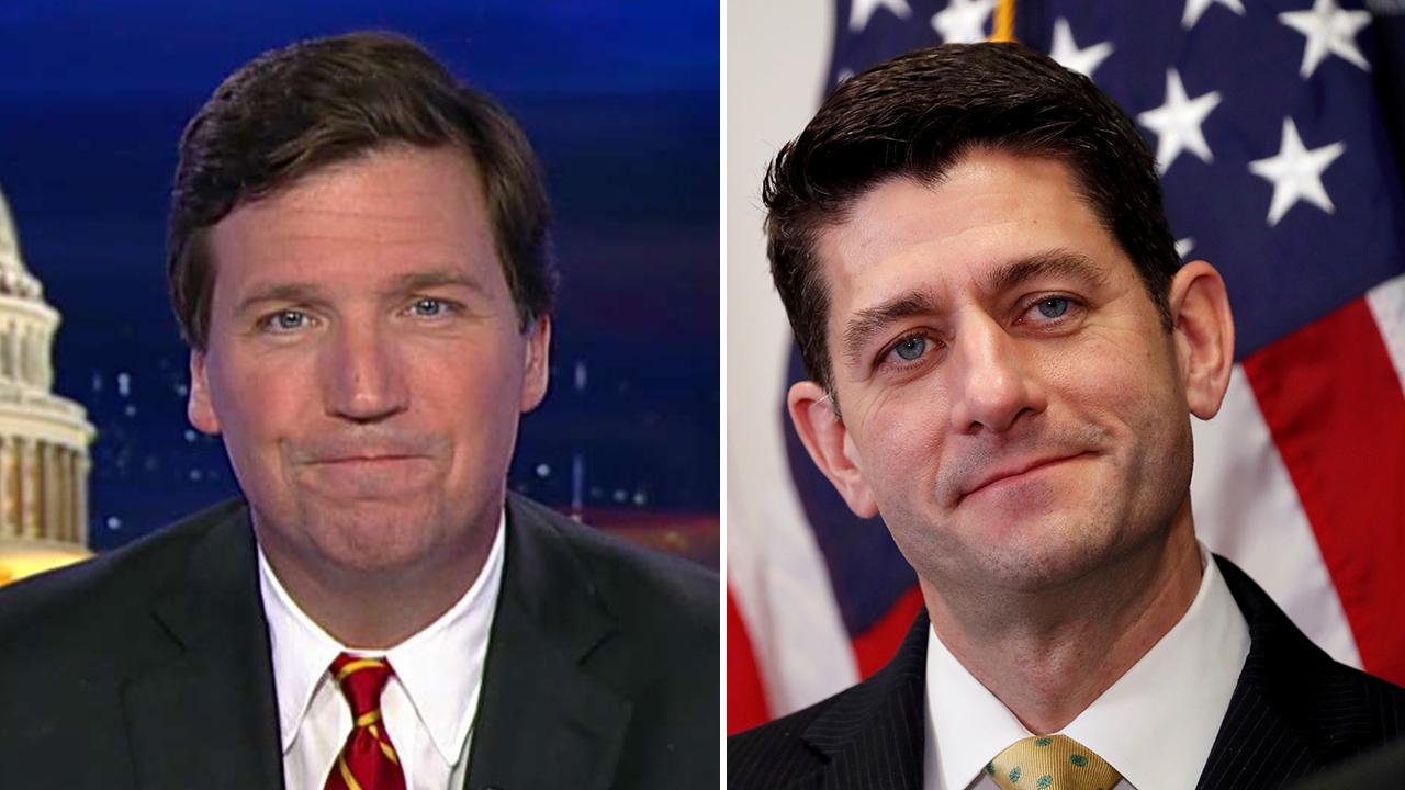 Tucker: House Speaker Paul Ryan leaves a party in shambles