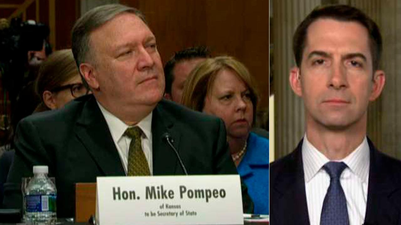 Sen. Cotton: Mike Pompeo will be a great secretary of state