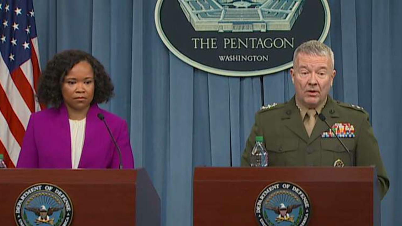 Pentagon officials share details of Syria airstrikes
