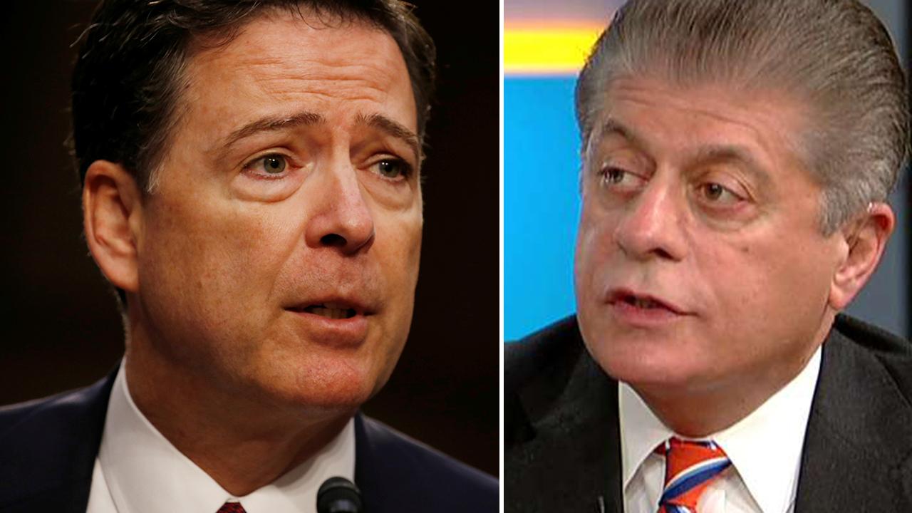 Napolitano: Comey on obstruction of justice is 'dangerous'