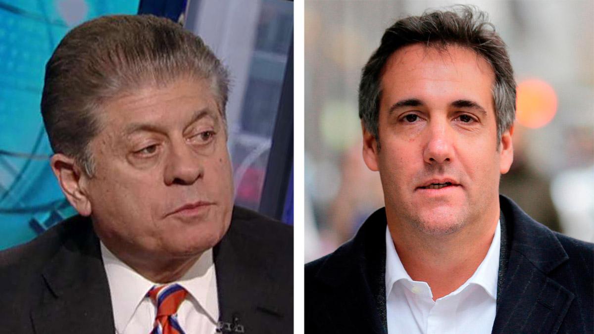 Napolitano: Judge helped Cohen by asking for client names