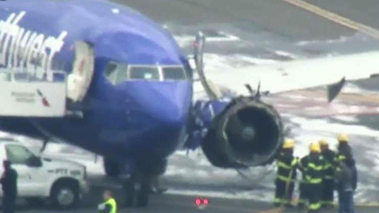 Southwest Airlines engine explodes mid-air
