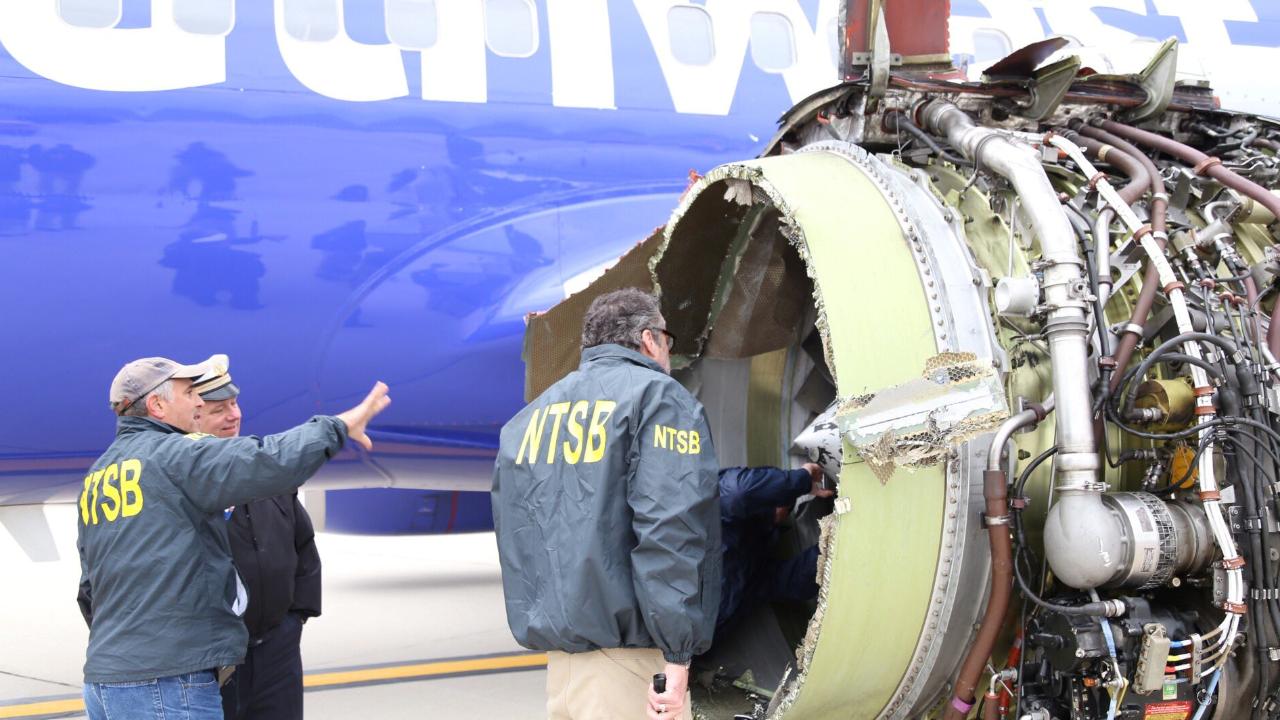 NTSB investigating Southwest fatal engine explosion