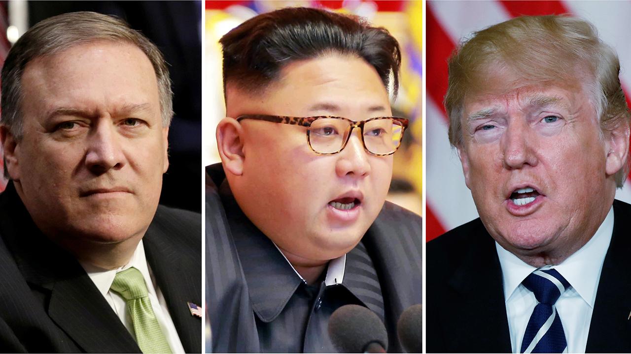 President Trump praises meeting between Kim Jong Un, Pompeo
