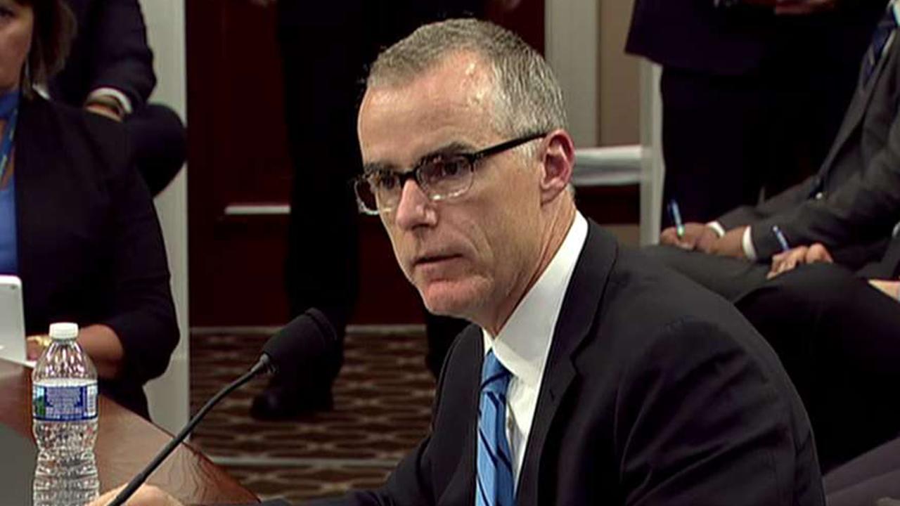 DOJ inspector general recommends criminal charges for McCabe