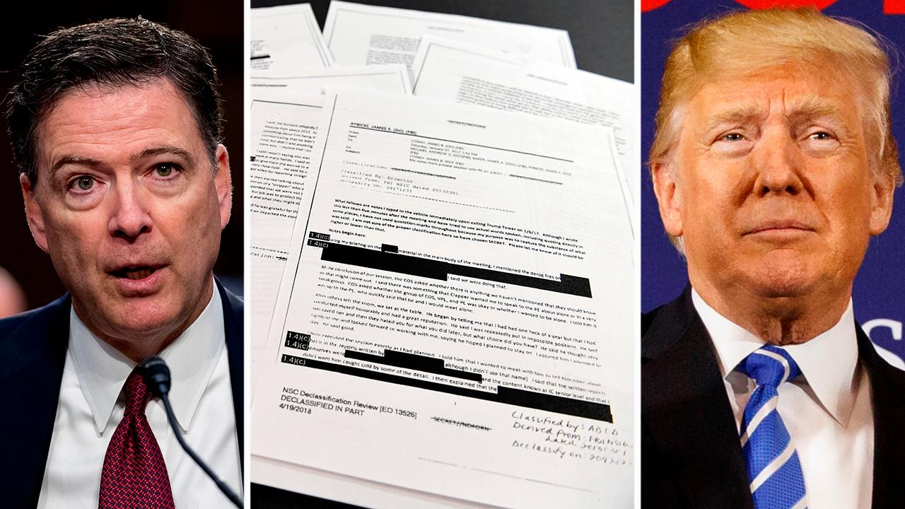 Comey Memos On Trump Meetings Released Fox News Video