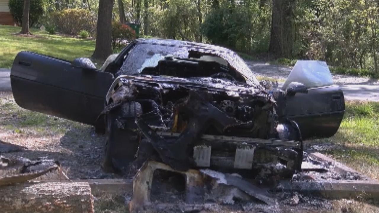 Hate crime? Charlotte man's Corvette set on fire