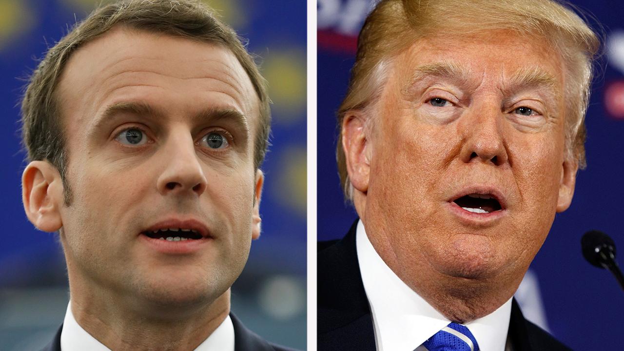 Macron on Trump's standing on the world stage