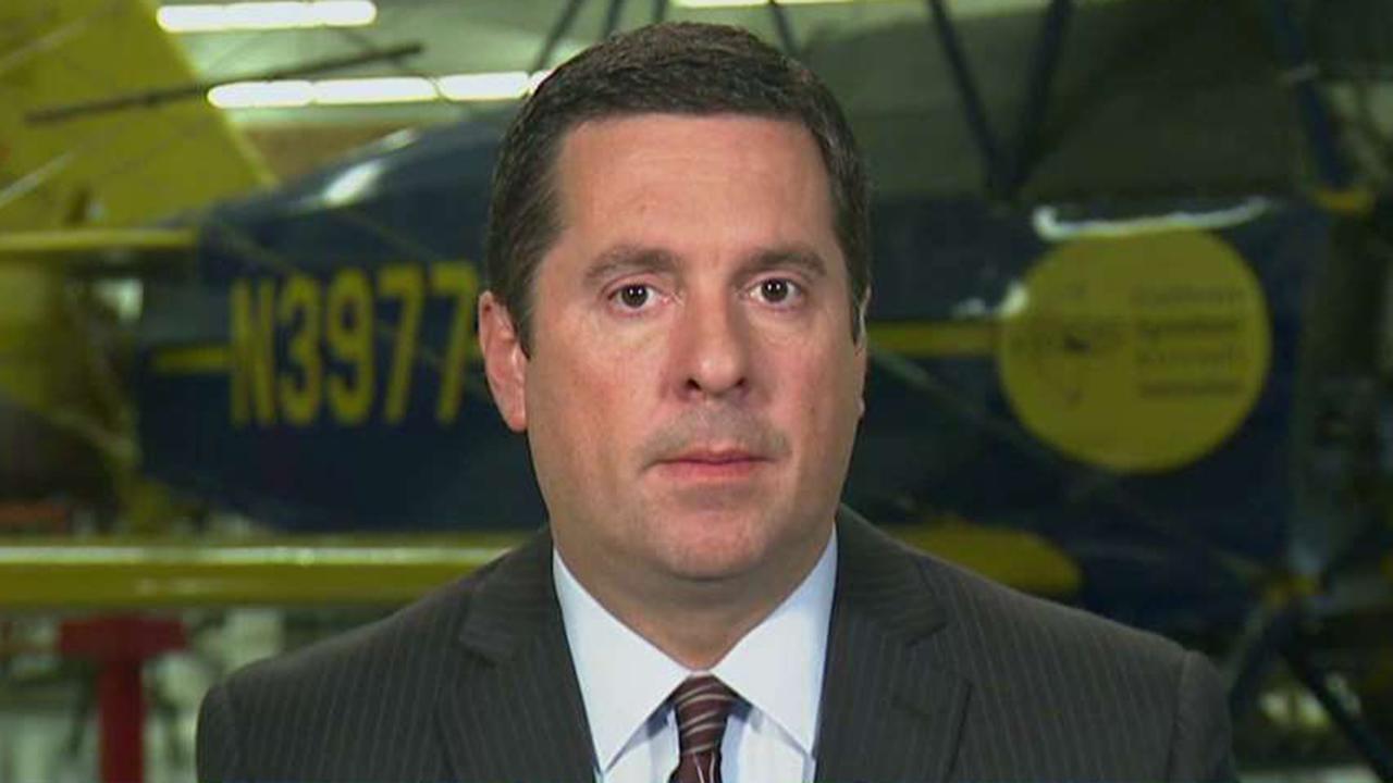 House Intelligence Committee Chairman Devin Nunes says on 'Sunday Morning Futures' that potential 'major irregularities' exist at the State Department.
