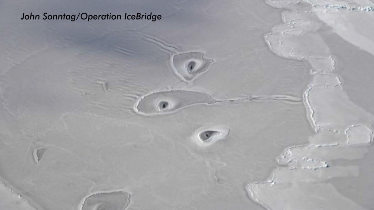 NASA stumped by ice circles in Antarctica