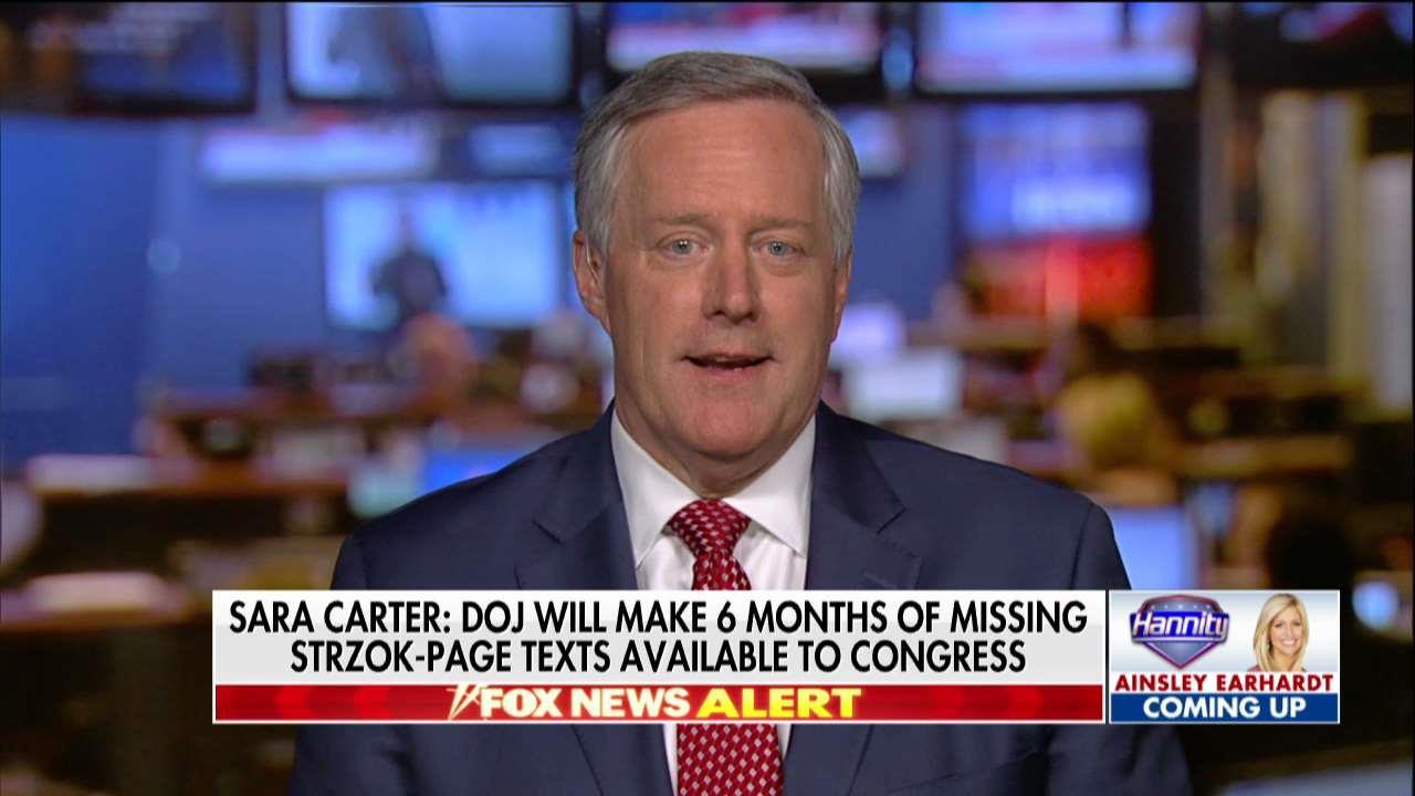 Mark Meadows on Strzok and Page Texts