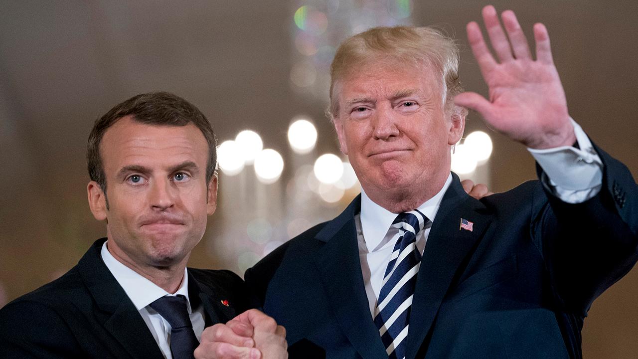 President Trump, President Macron wrapping up state visit