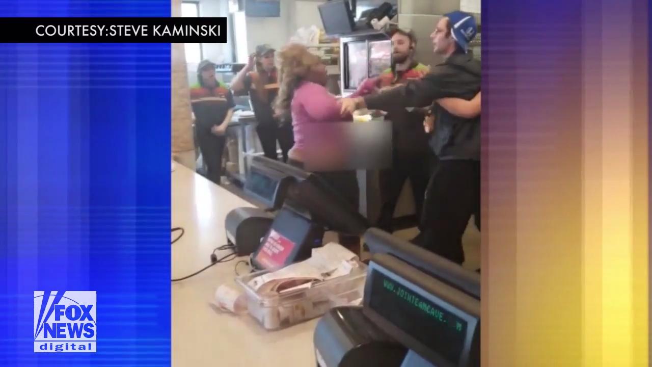 Burger King fight: Brawl breaks out at fast food chain