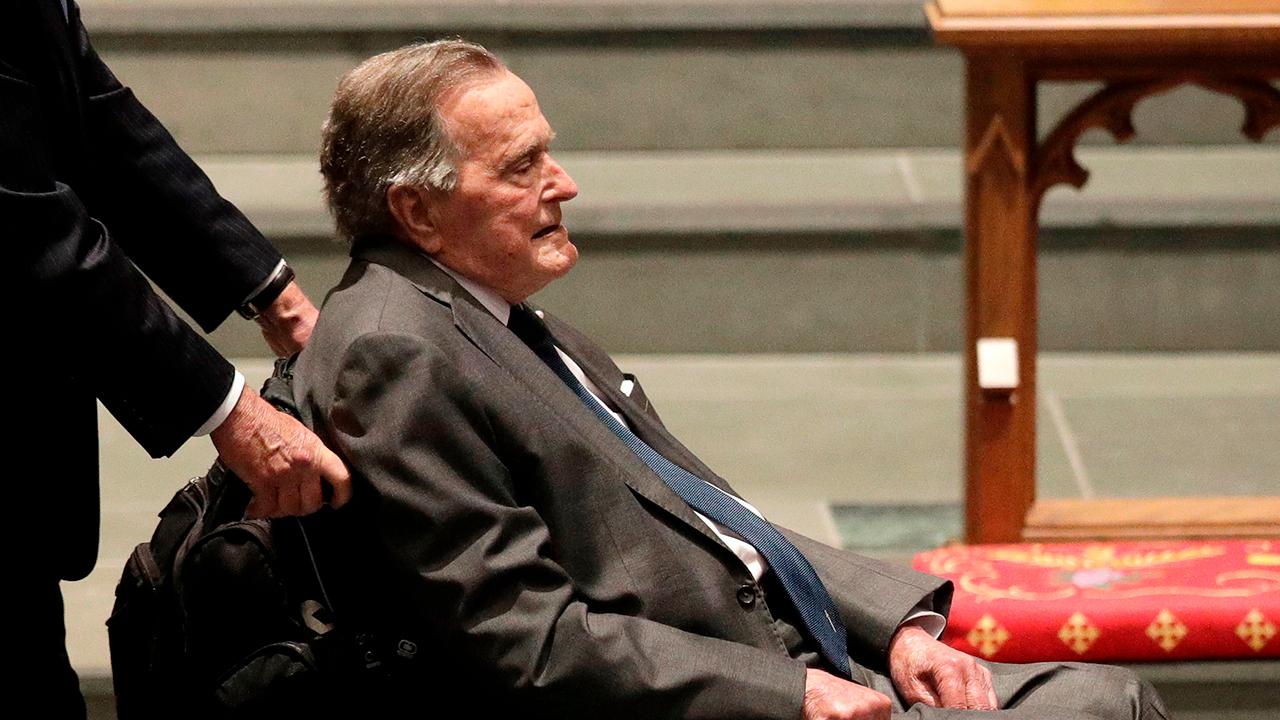 Former President George H.W. Bush on the mend