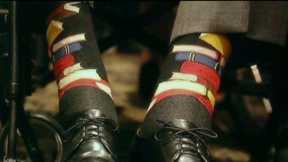 The story behind the socks Bush 41 wore to Barbara's funeral