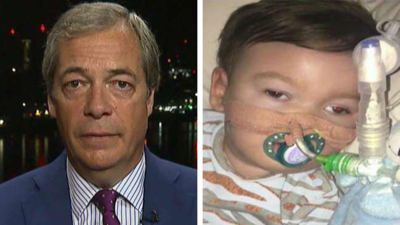 Nigel Farage talks Alfie Evans and Britain's medical system