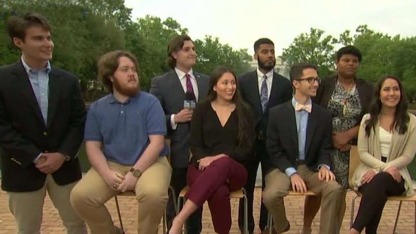 College students discuss President Trump's use of Twitter