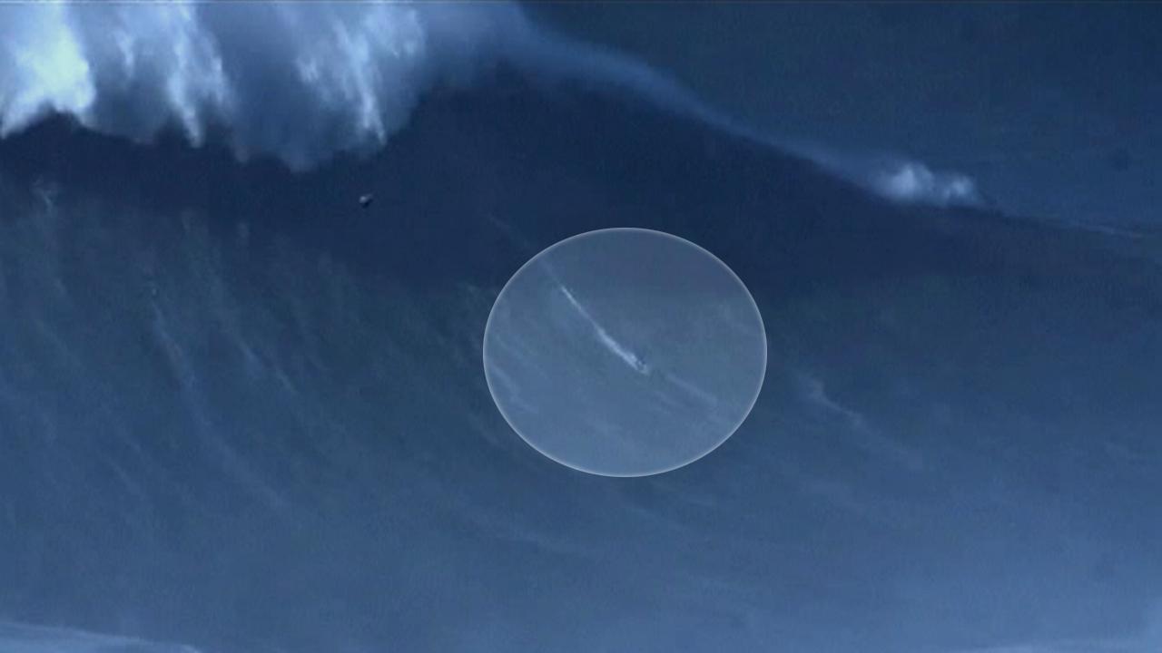 Surfer breaks biggest wave record on 80-foot monster