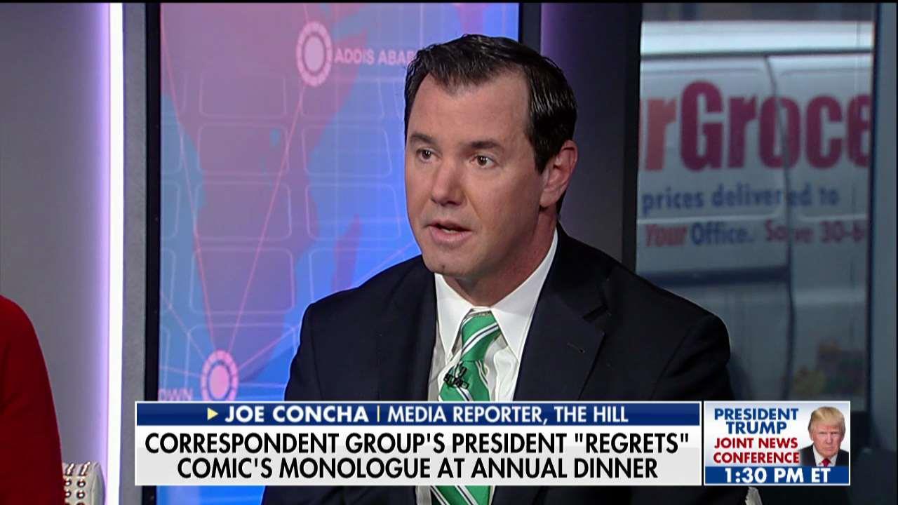 Joe Concha Reacts to Wolf's WHCD Routine