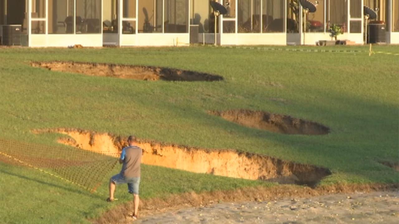 Multiple sinkholes open up, force evacuations in Florida