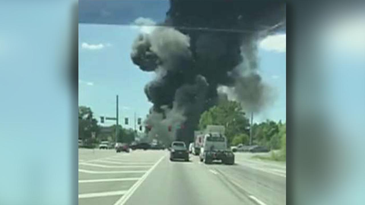 Military cargo plane crashes in Savannah, Georgia