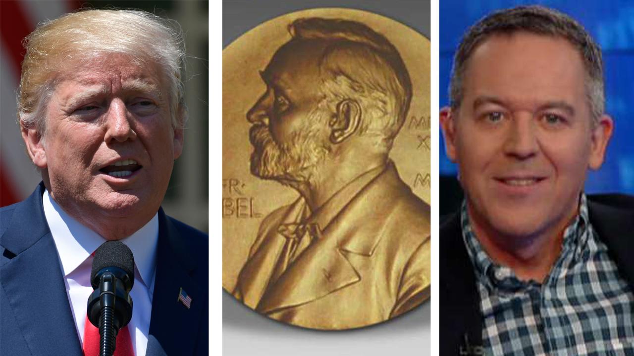 Gutfeld on Trump's Nobel prize nomination