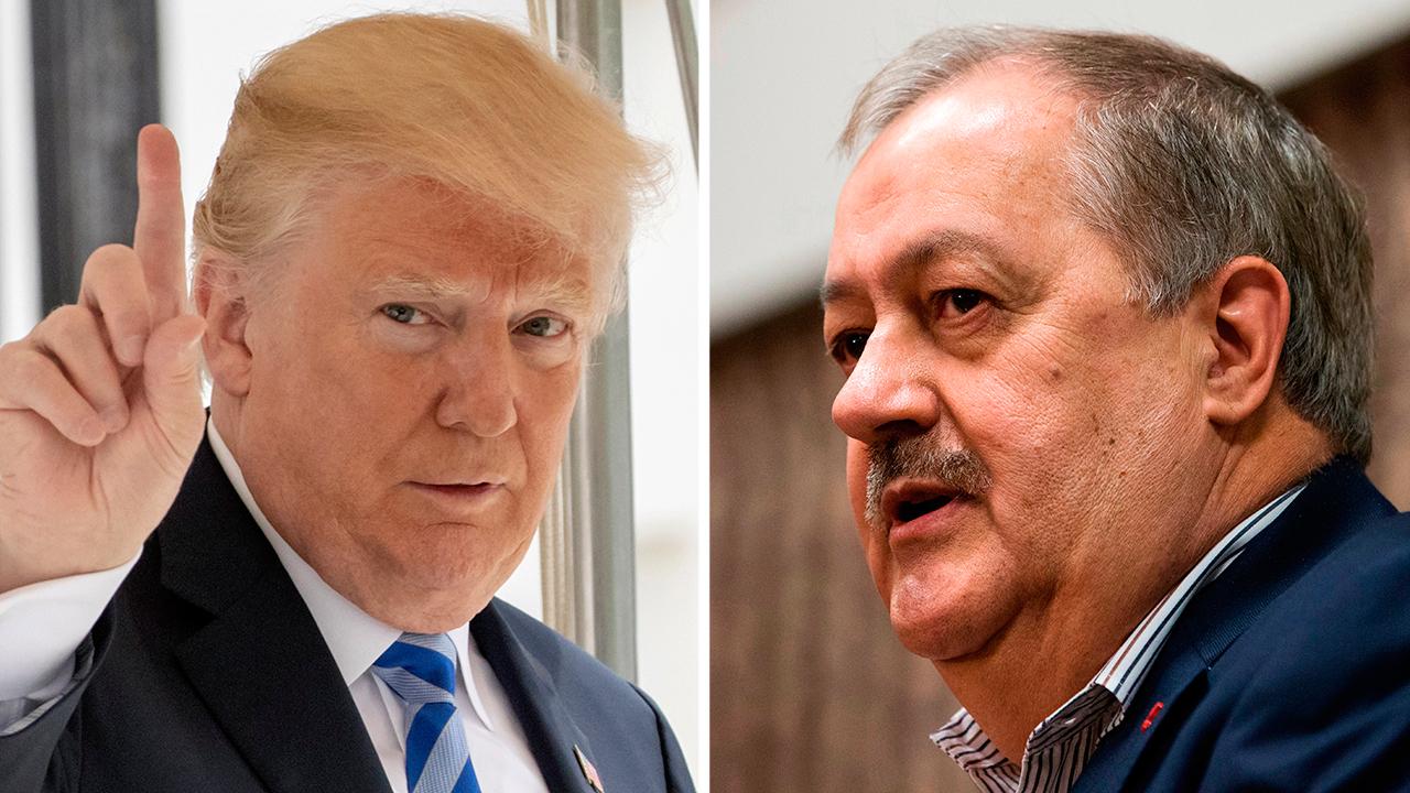 President Trump rejects West Virginia's Don Blankenship
