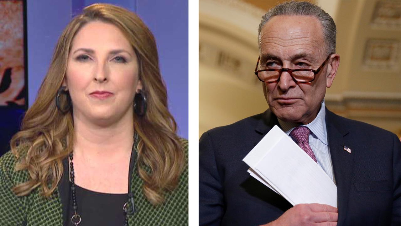 Ronna McDaniel: Chuck Schumer is playing his partisan role