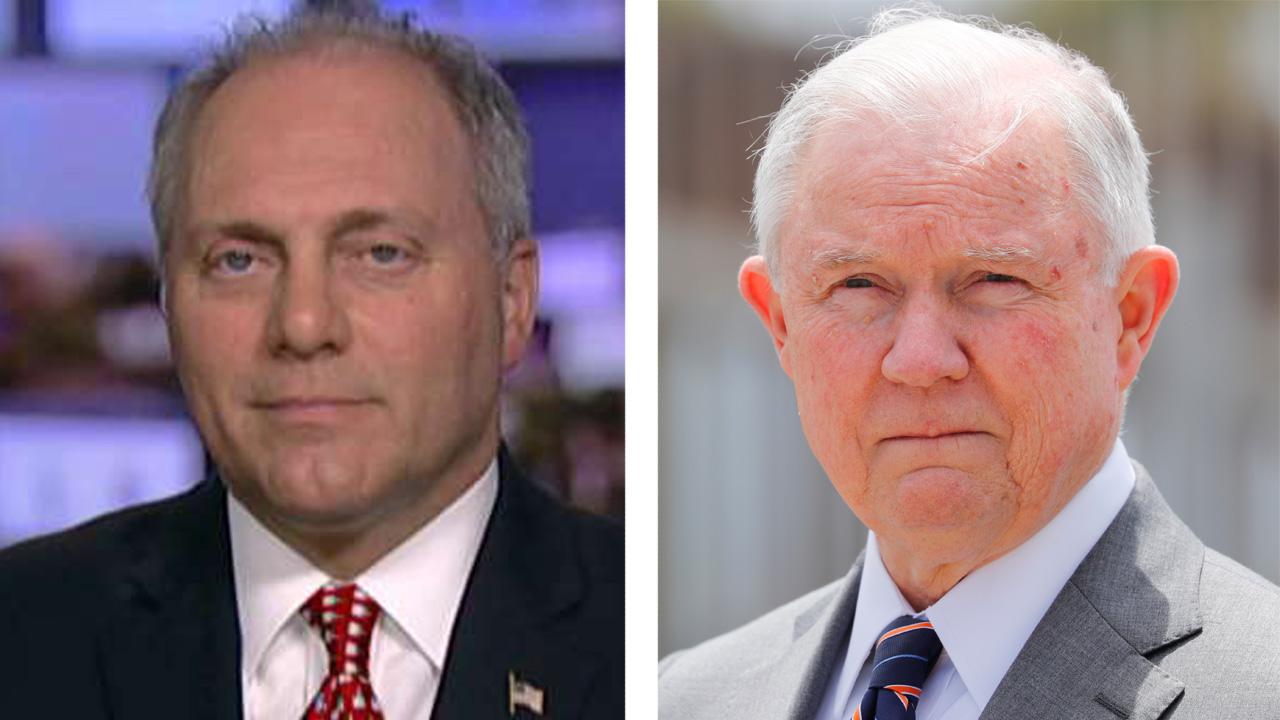Scalise turns up the heat on Attorney General Jeff Sessions