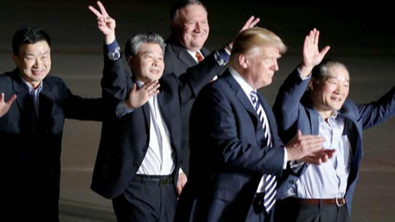 Freed hostages thank Trump for release