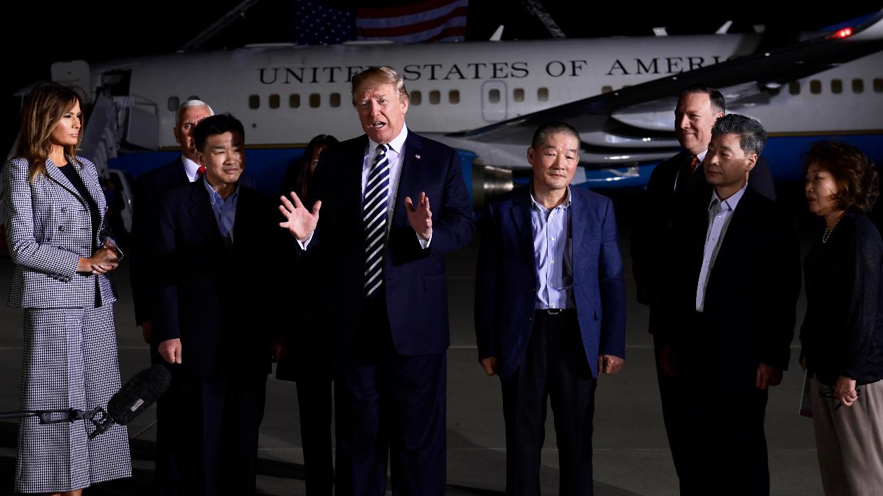 North Korea frees three American prisoners