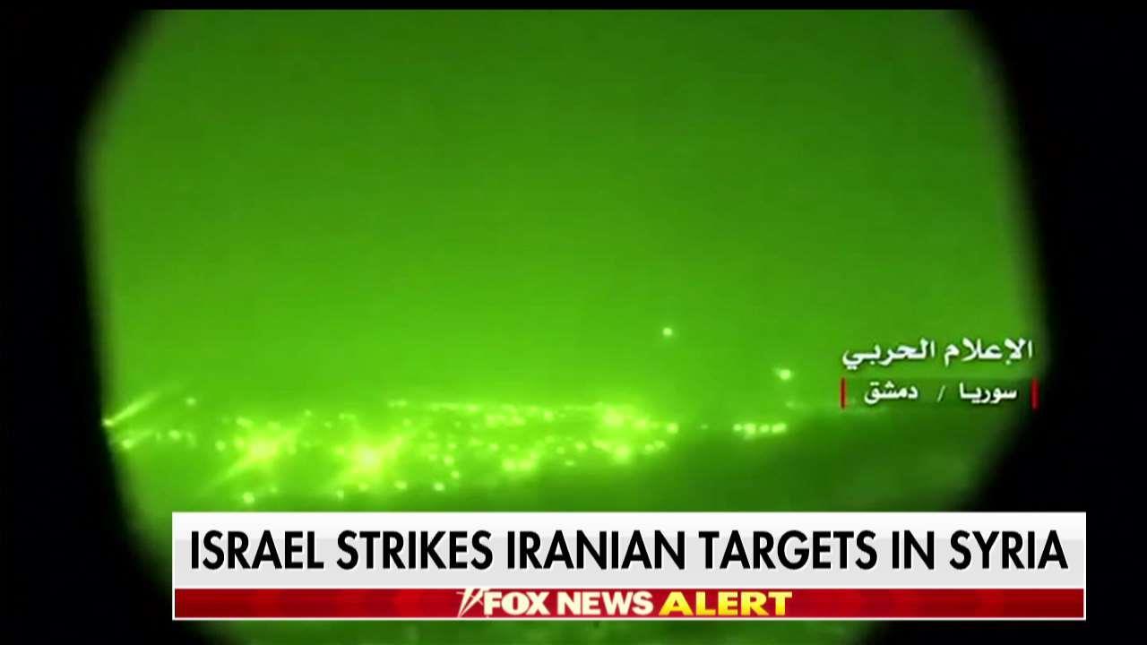 Israel strikes Iranian targets in Syria. 