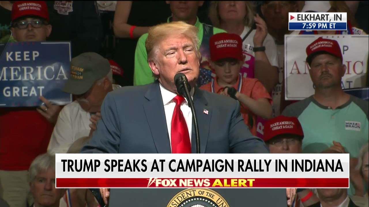 Trump Blasts Joe Donnelly at Indiana Rally