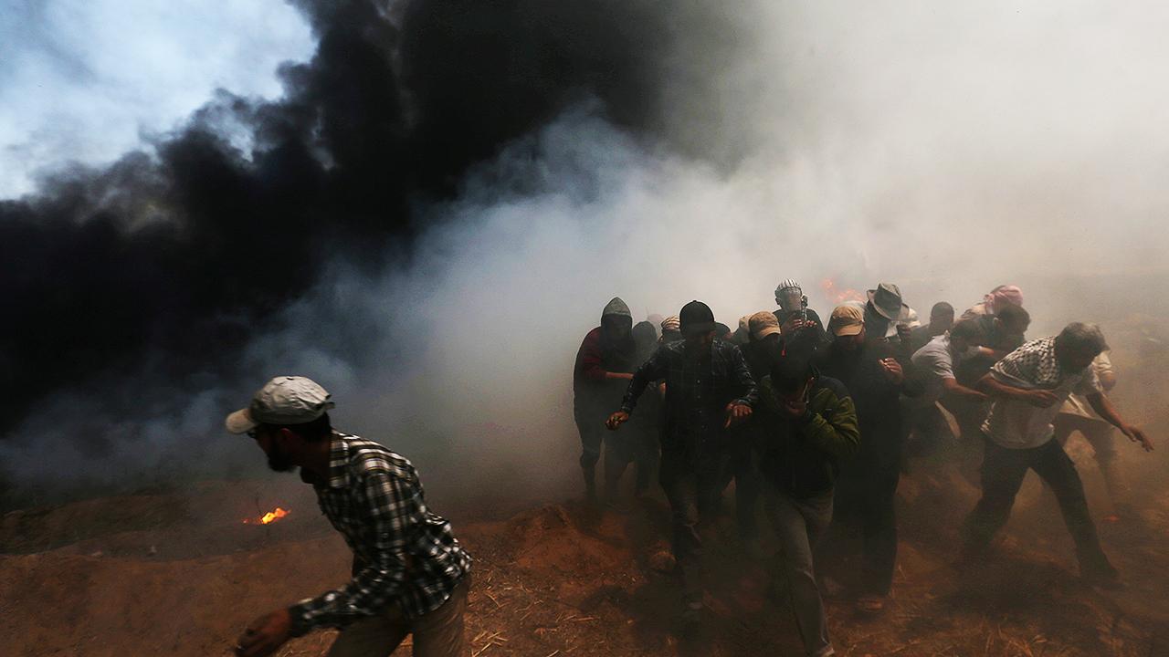 Over 50 dead in Gaza protests, Hamas calls for more violence