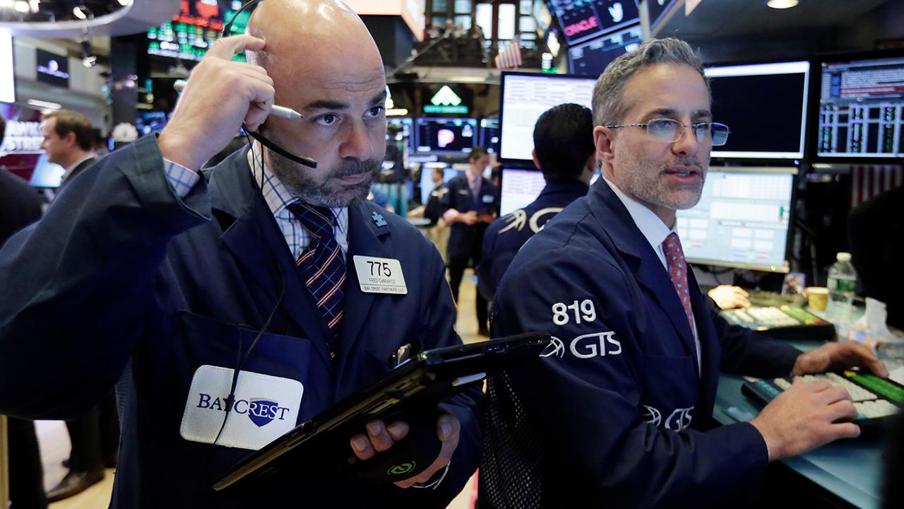 Stocks drop as interest rates spike