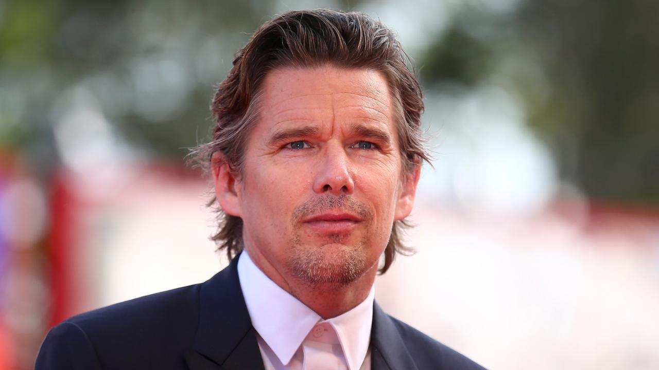Ethan Hawke says it's hard to sell movies without guns