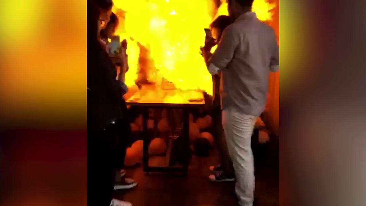 Terrifying video: Birthday candles cause balloons to explode