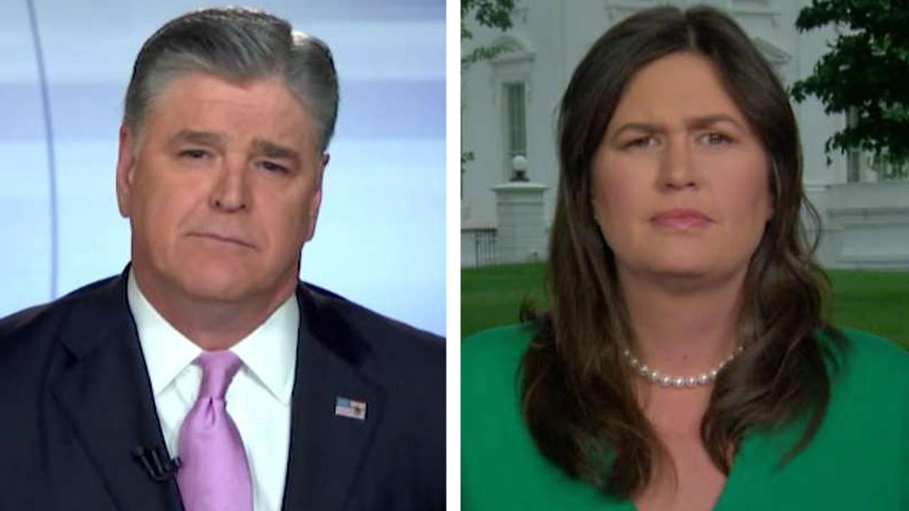 Sarah Sanders: Trump is way out of Jim Acosta's league