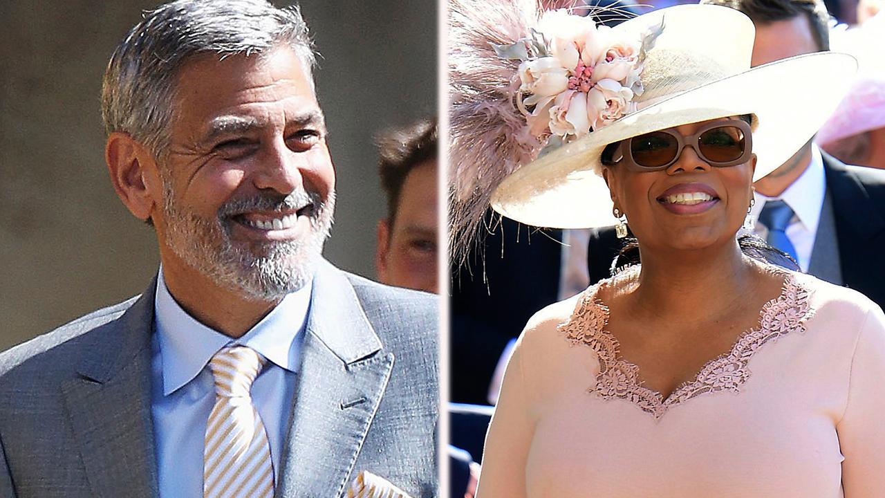 Clooney, Oprah among celebrities attending royal wedding