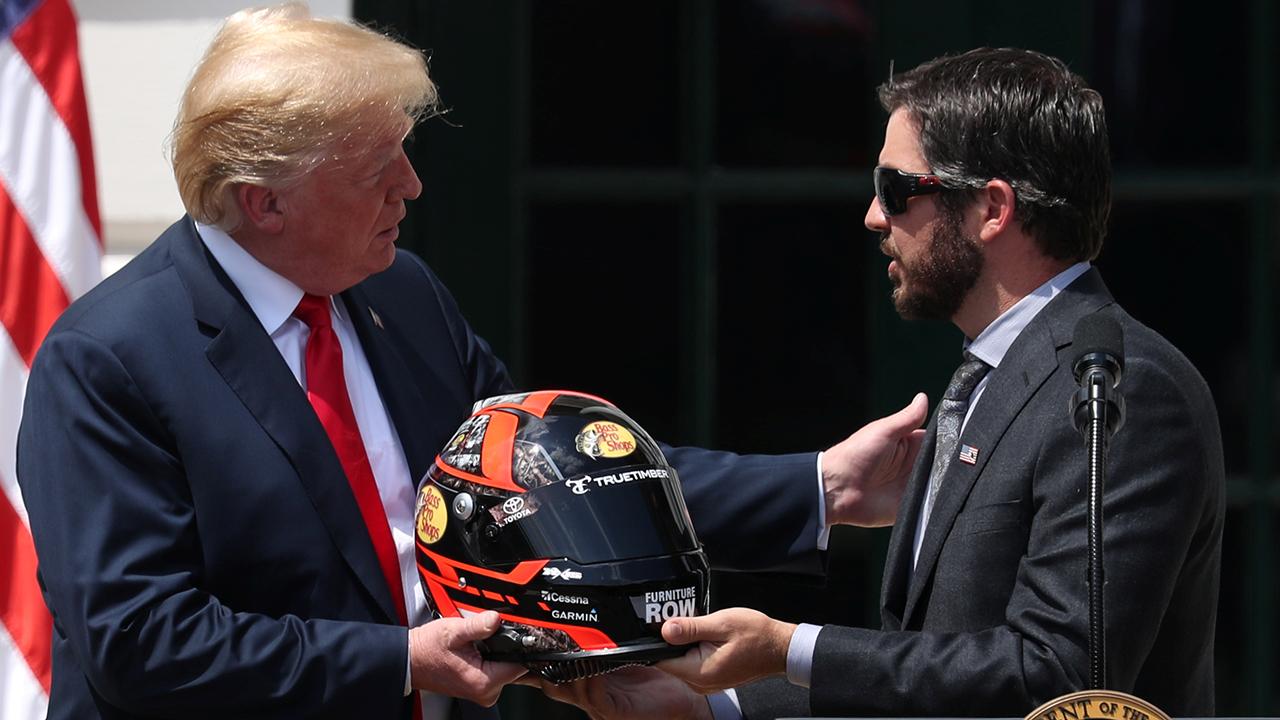 Trump congratulates NASCAR champ Martin Truex Jr.