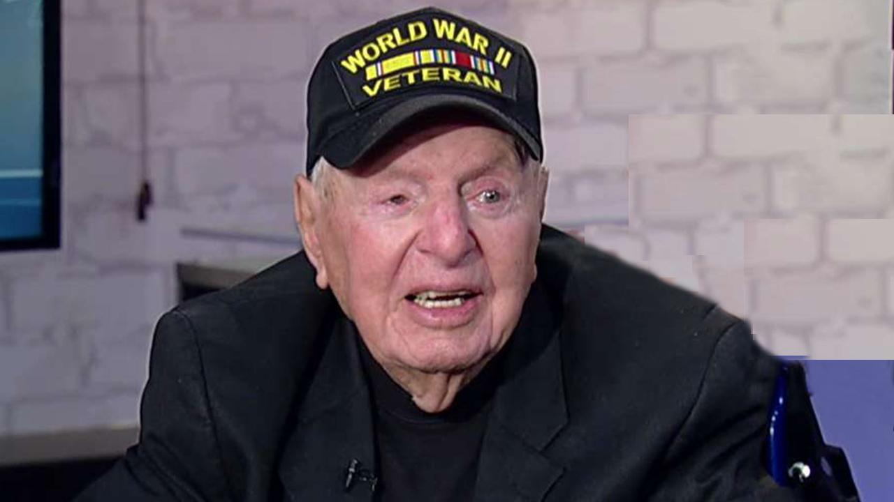 WWII veteran Sidney Walton on 'Fox & Friends First.'