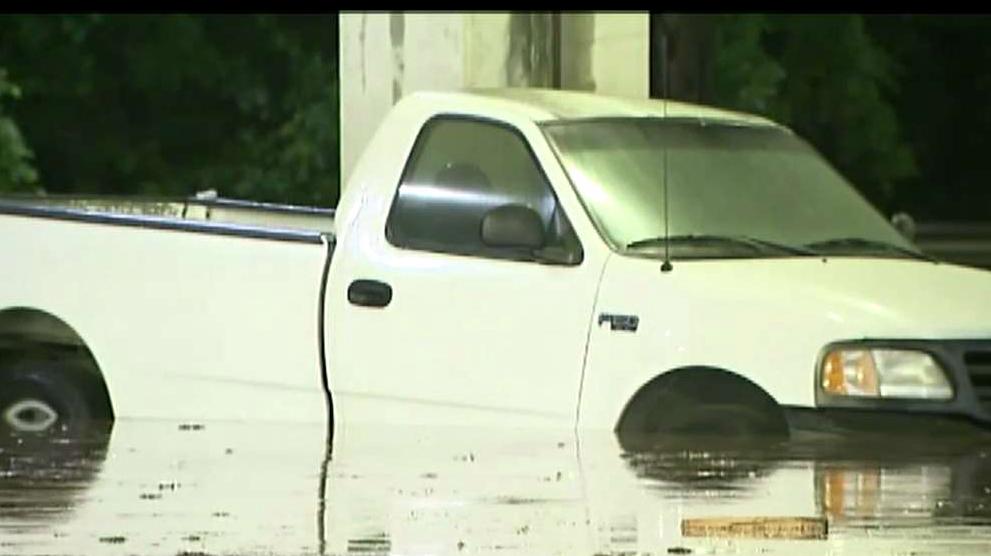 Heavy rains bring flooding to Raleigh, North Carolina