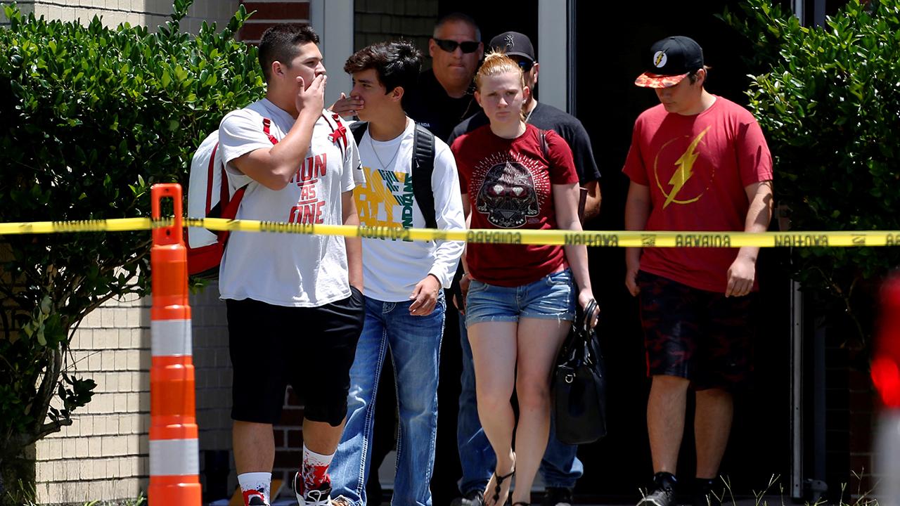 Students return to Santa Fe High School 