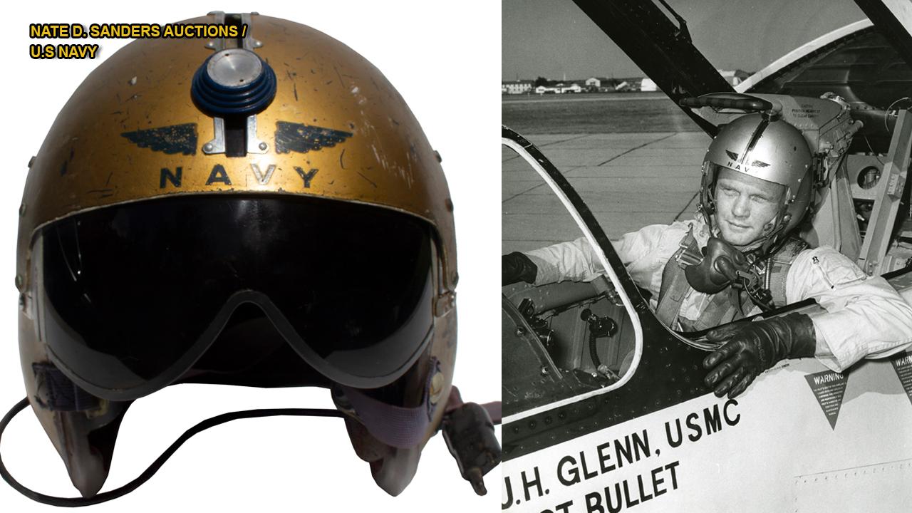 John Glenn's supersonic flight helmet up for auction