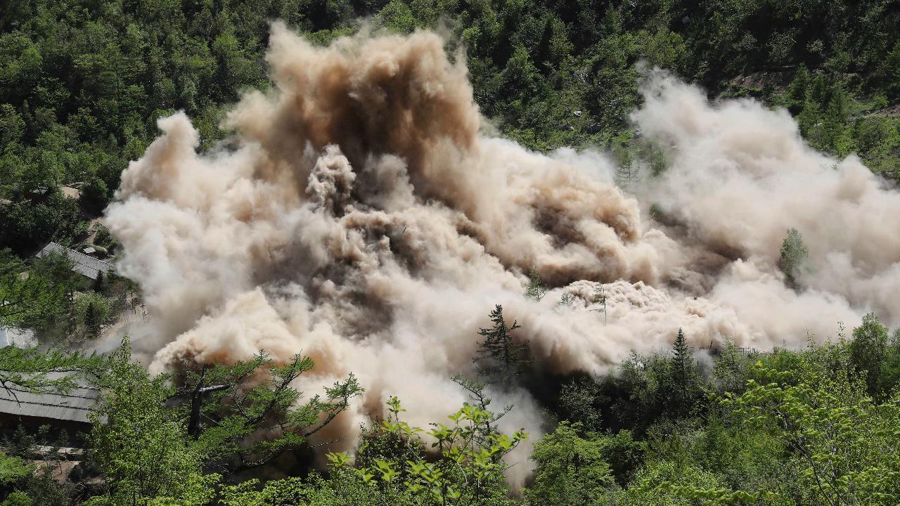 Watch: North Korea destroys alleged nuclear test site