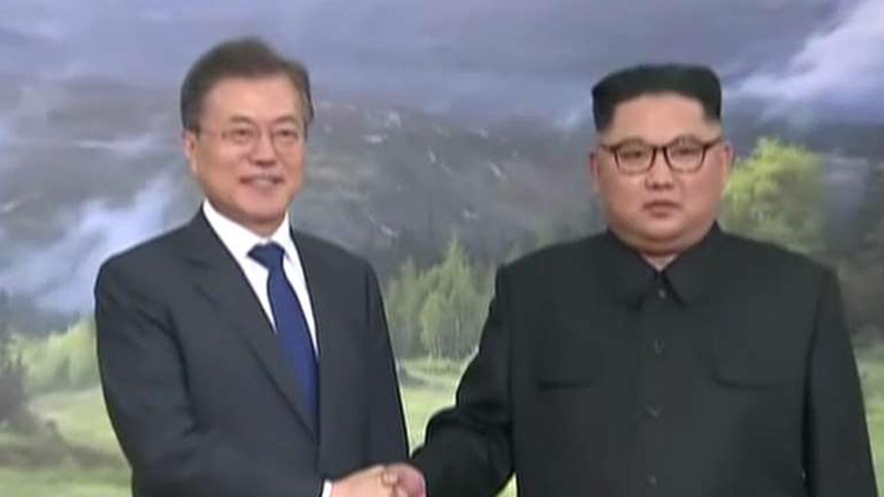 North and South Korean leaders hold surprise meeting