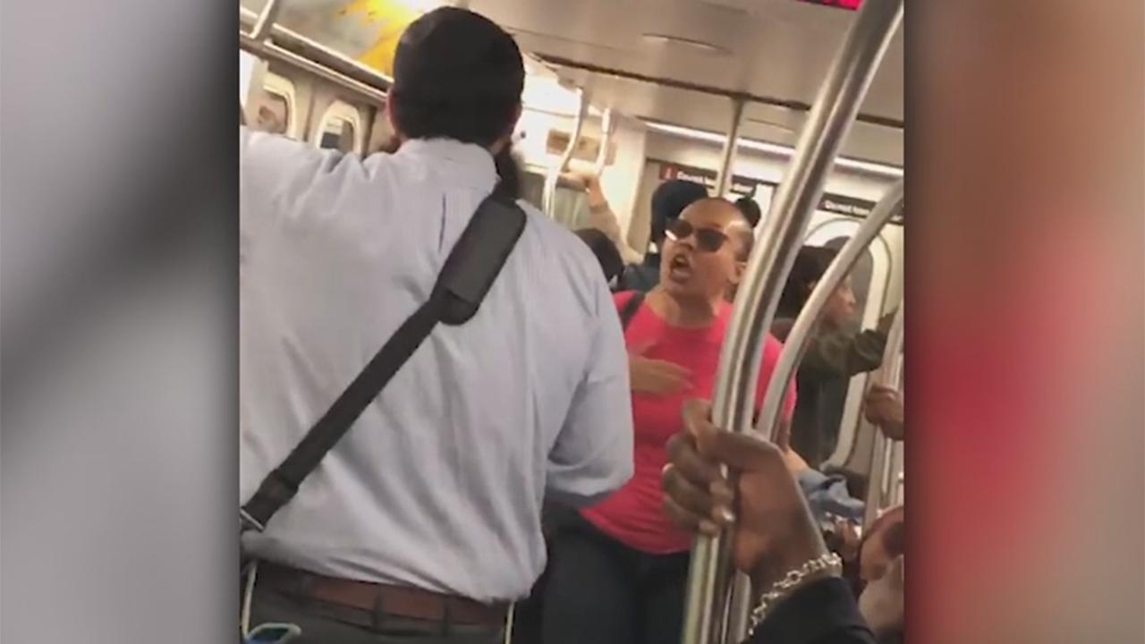 Woman says 'Judaism is not a race' in NYC subway outburst
